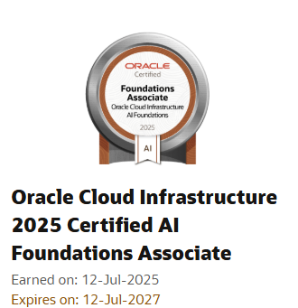 Oracle AI Certificate
